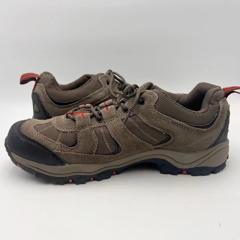 Nevados Mens Boomerang ll Low Hiking Sneakers US 13 Brown Red Suede GUC